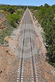 Vias de tren, in the province of Teruel photo