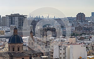 Valencia seen from the roof photo