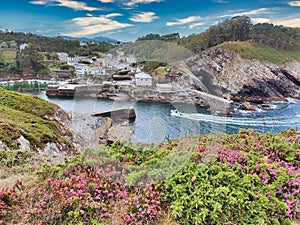 Viavelez fishing village, El Franco municipality, Asturias, Spain