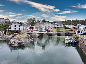 Viavelez fishing village, El Franco municipality, Asturias, Spain photo
