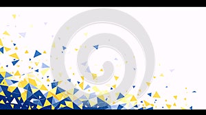 Abstract Geometric Triangle Pattern Background