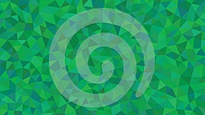 Abstract Green Geometric Polygon Background