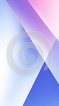 Abstract geometric background featuring soft gradients of blue, pink, and white colors, creating a modern and vibrant photo