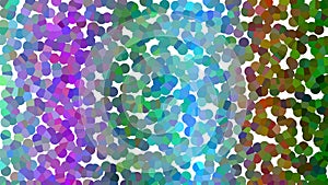 Abstract multicolored pixelated mosaic pattern with vibrant gradient