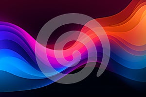 Vibrant Abstract Color Waves