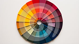 Vibrant Abstract Color Wheel: A Captivating Display of Colors