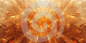 A vibrant abstract composition featuring a mix of yellow and orange colors