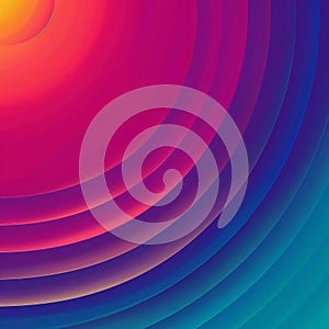 Vibrant abstract concentric circles pattern.