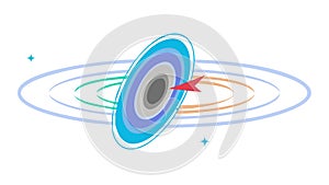 Vibrant Abstract Concentric Target Rings Design, vector design Generative AI