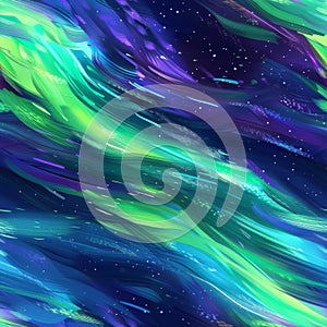 Vibrant Abstract Cosmic Waves Background with Vivid Colors