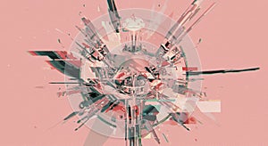 Abstract Glitch Art - Digital Distortion