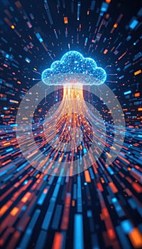 Cloud Computing Data Flow Network