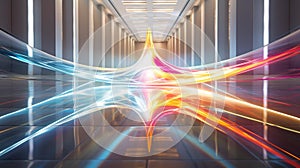 Vibrant Abstract Energy Waves: A Dynamic Visual Display