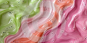 Vibrant abstract fluid art background