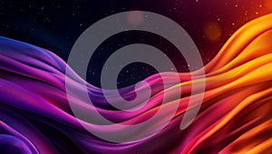 Vibrant abstract gradient background with colorful flowing shapes, creating dynamic and energetic atmosphere. Perfect for design