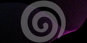 Vibrant abstract gradient lines create dynamic visual flow