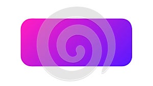 Vibrant Abstract Gradient Rounded Rectangle Vector, vector design Generative AI