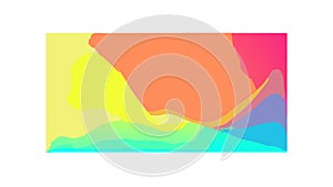 Vibrant Abstract Gradient Wave Pattern Background, vector design Generative AI