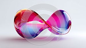 Vibrant Abstract Infinity Sculpture