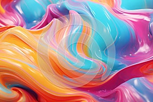 Vibrant Abstract Liquid Colors Background