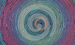 vibrant abstract pattern concentric circles in various colors, including pink, blue, green, and yellow,