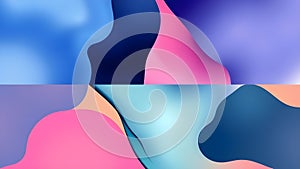 Colorful abstract pattern wallpaper â seamless modern background for digital design photo