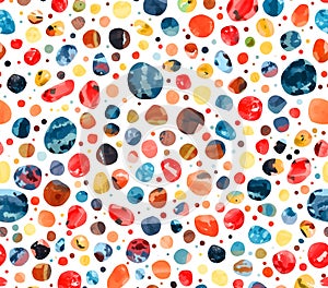 Vibrant Abstract Pebbles Texture Pattern Background