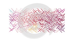 Vibrant abstract scribbled line pattern, colorful and chaotic background, vector design Generative AI