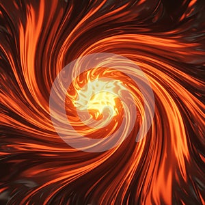 A vibrant, abstract swirling pattern resembling a vortex. The design features bright