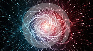 Abstract Swirling Cosmic Energy Burst
