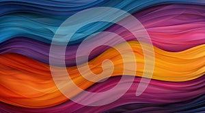 Vibrant abstract waves of color photo