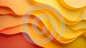 Vibrant abstract waves in warm colors. seamless flowing curves design. ideal for backgrounds and textures. modern