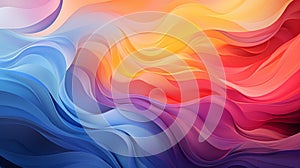 Vibrant Abstract Wavy Background Inspired By Steve Henderson