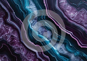 Vibrant Agate Geode Texture