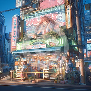 Vibrant Akihabara Nightlife