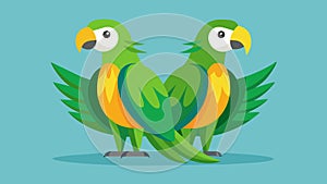 Vibrant Amazon Parrot Vector Stunning Illustration for Your Projects