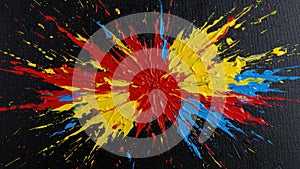 Abstract Color Explosion