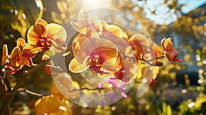 Vibrant Autumn Orchid: Hyperrealistic Hd Photography With Canon 8k