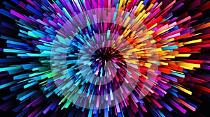 Vibrant background with adjusted light rays creating a dynamic visual experience