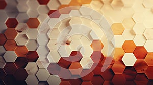 A vibrant background featuring an array of geometric shapes like triangles, circles, and hexagons, overlapping in a visually