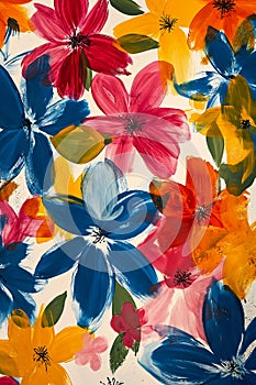 Vibrant Blooms on a Canvas: The Energetic Artistry of Juergen Te