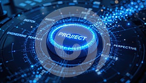 Project Initiative Button on Digital Interface