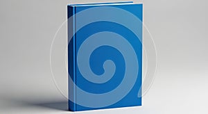 A simple blue rectangular object isolated on transparent background