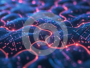 Abstract Digital Landscape