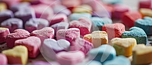 Vibrant Candy Hearts Make Valentine\'s Day Even Sweeter