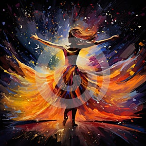 Vibrant and Captivating Cosmic Dance with Solar Flares