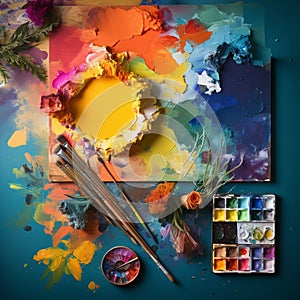 Vibrant and Captivating Painter's Moodboard