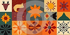 Colorful Geometric Pattern Design for Backgrounds