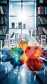 Vibrant Chemistry: A Captivating Display of Dangerous Elixirs