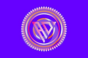 Neon Monogram Emblem